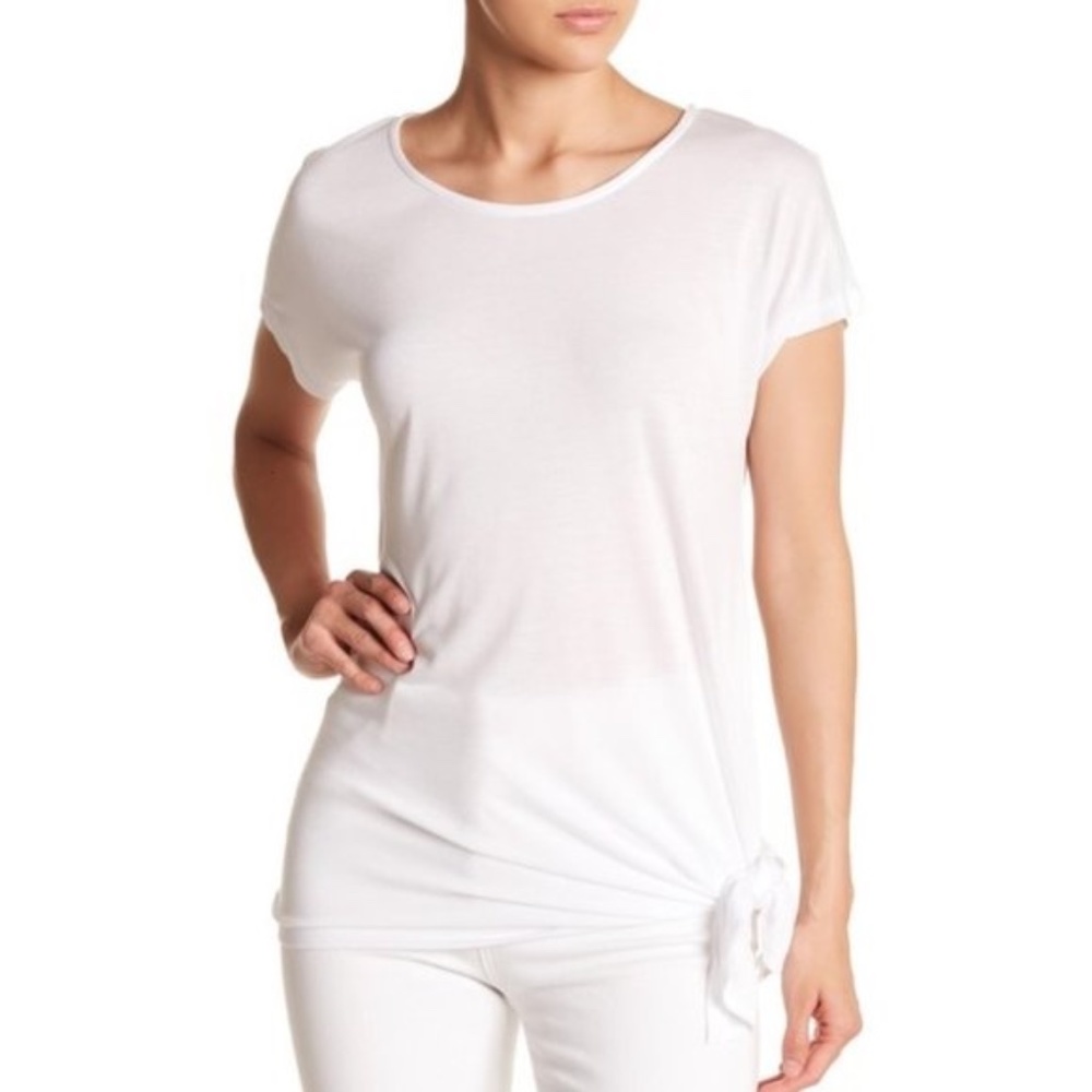 Dantelle Dyed Side Tie Tee